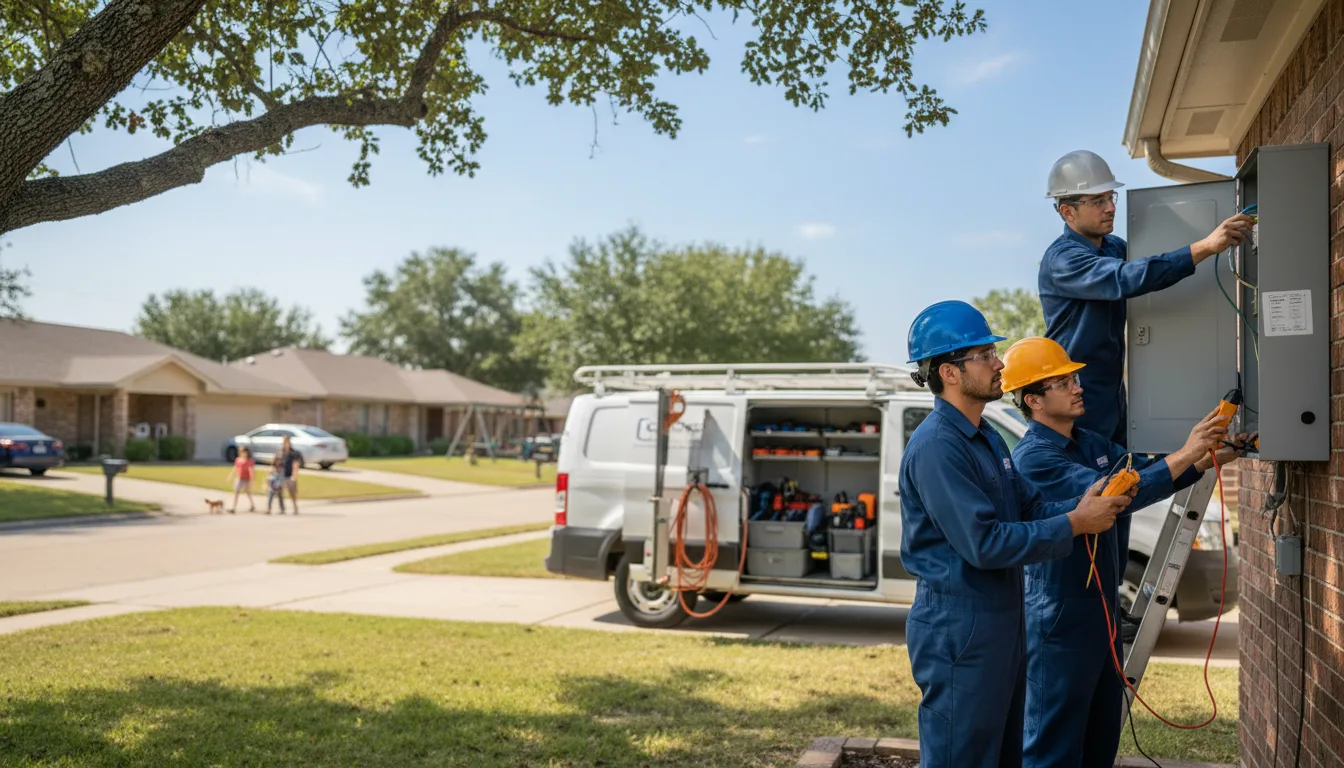 Certified electrician providing emergency electrical services in Delano, MN